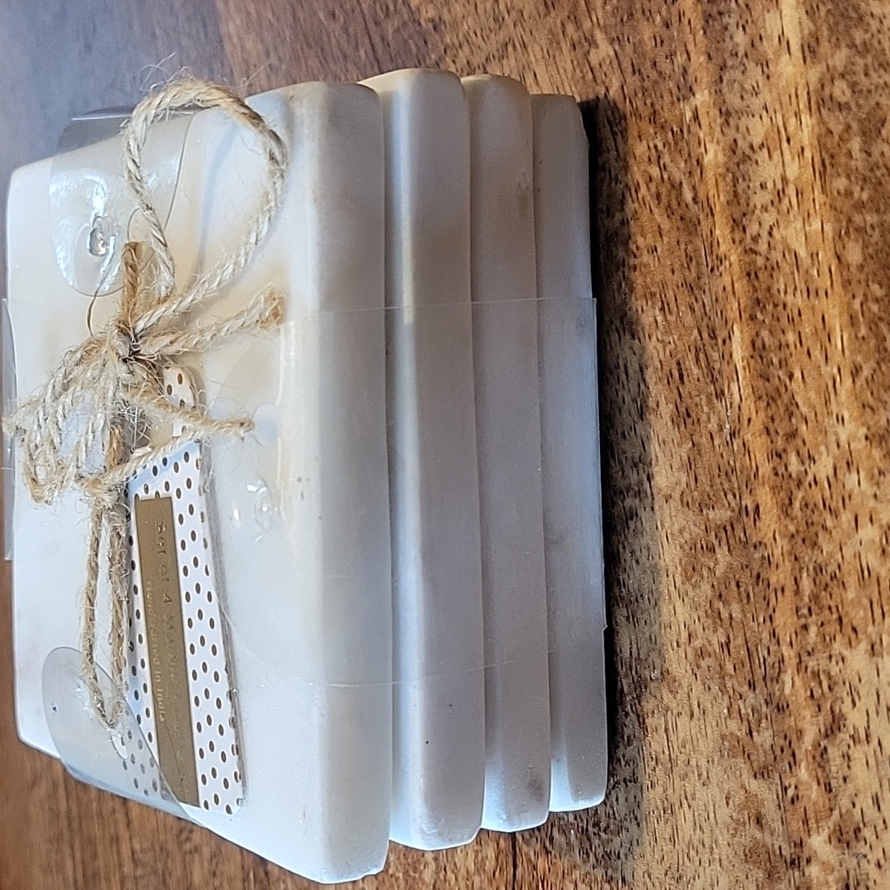 Marble Coaster Set - Picture 3 of 3